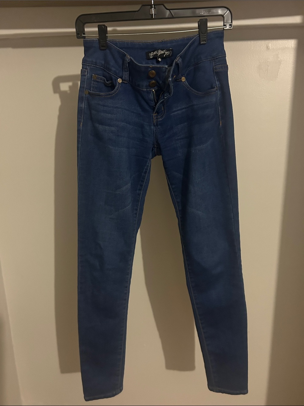 Boom Boom Jeans Women's Dark Blue Skinny High-Rise